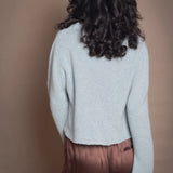 Full Bloom Lottie Cashmere Sweater | Morning Mist