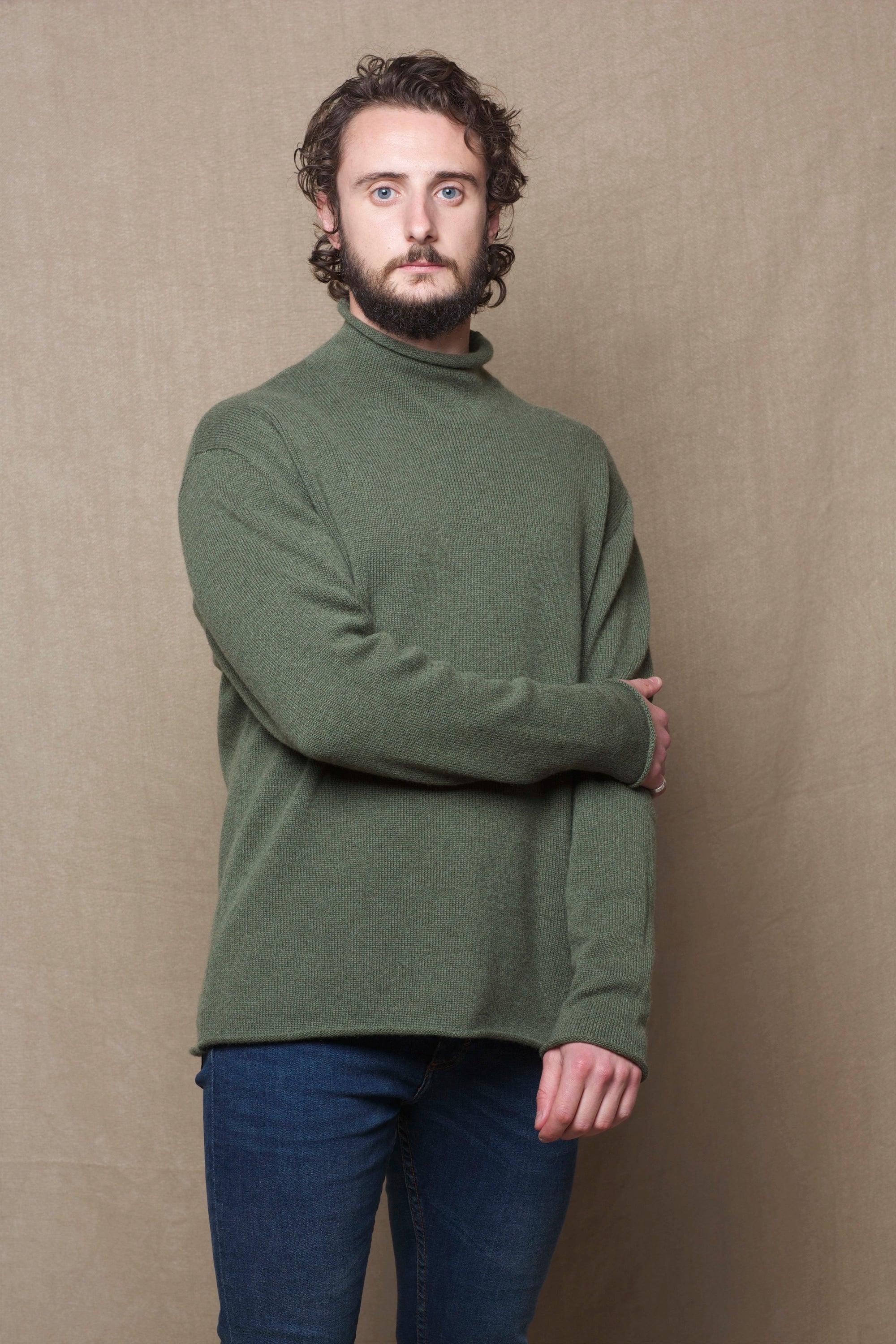 Matt Cashmere Turtleneck Sweater Made in Ireland