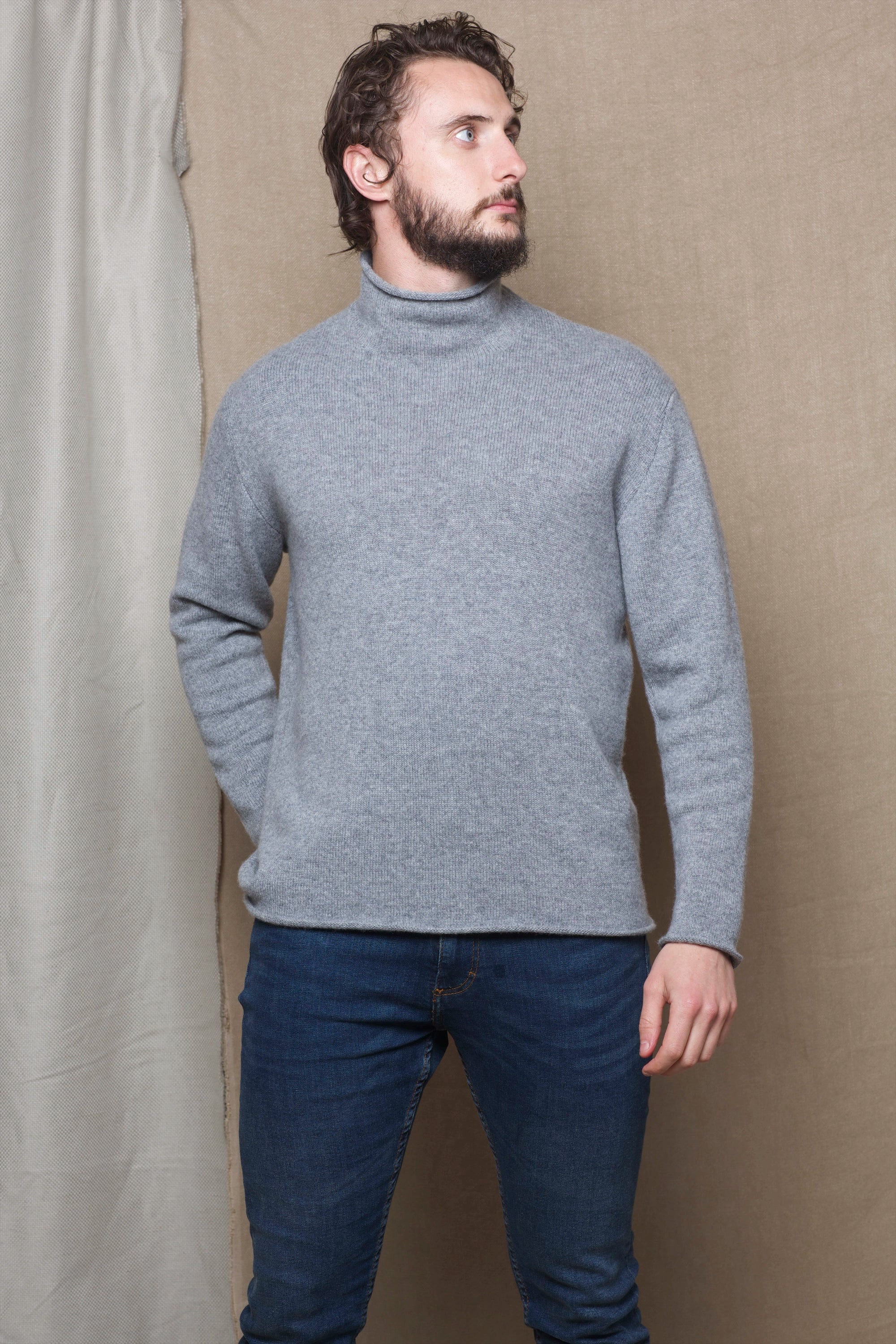 Matt Cashmere Turtleneck Sweater Made in Ireland