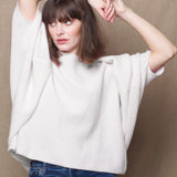 Moss Cashmere Cardi | Almost White
