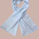 Sarah Cashmere Scarf | Porcelain Blue