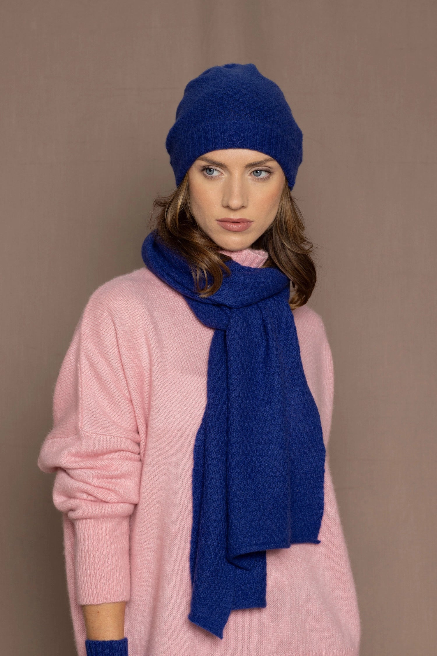 Cashmere Scarf Hat and Sweater