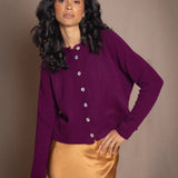 Mary Jane Cashmere Cardigan | Beetroot