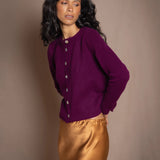 Mary Jane Cashmere Cardigan | Beetroot