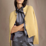 Mary Jane Cashmere Cardigan | Lemon Curd