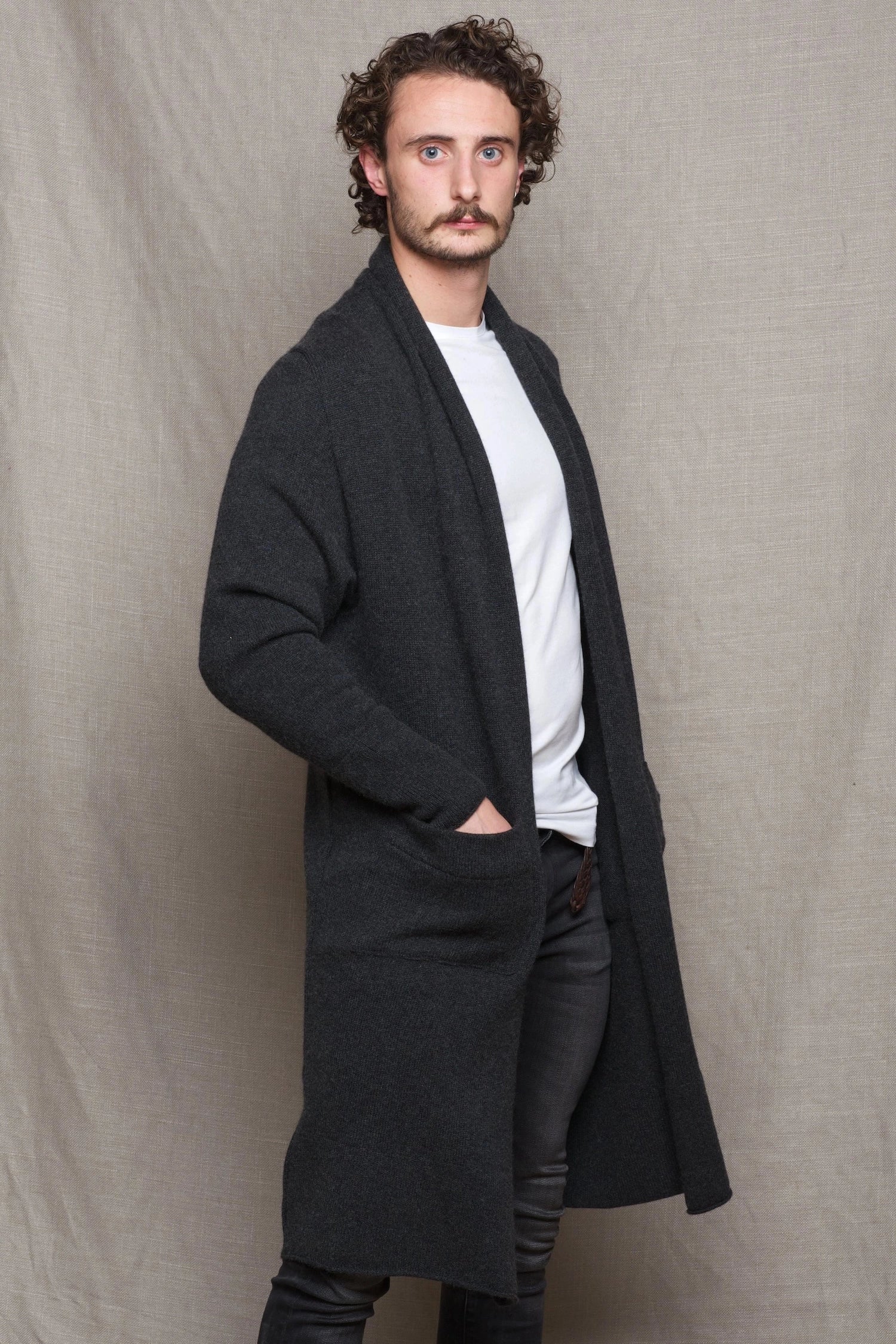 Mens Cashmere Coats Cardigans Made in Ireland Madigan Cashmere
