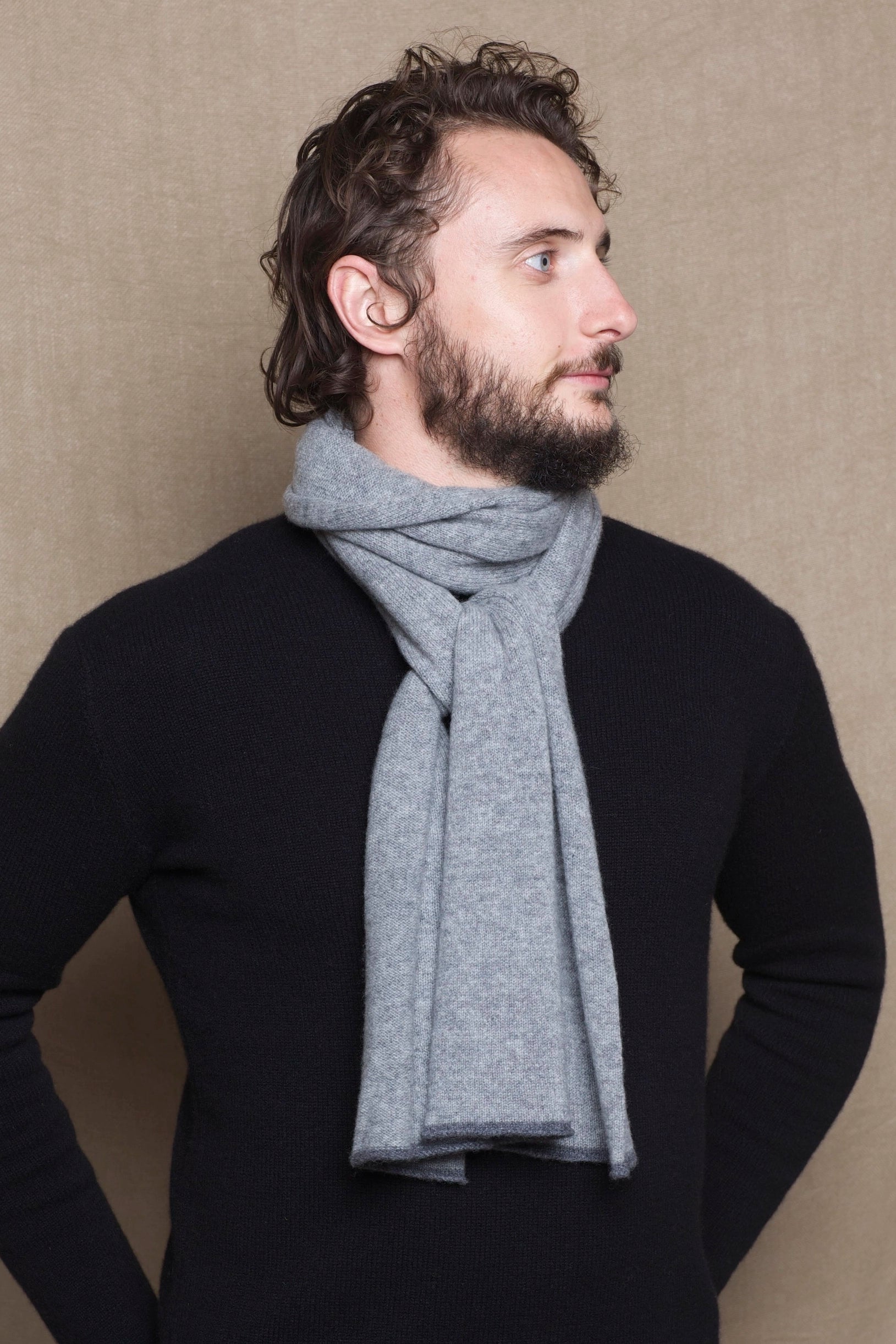Mens Cashmere Scarf