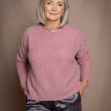 Daphne Easy Cashmere Sweater | French Rose