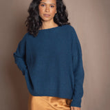 Daphne Easy Cashmere Sweater | Teal