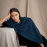 Moss Cashmere Blanket Wrap | Teal