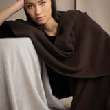 Moss Cashmere Blanket Wrap | Truffle