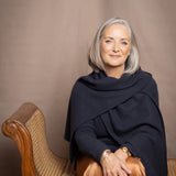 Moss Cashmere Scarf | Ink