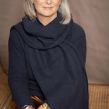 Moss Cashmere Scarf | Ink