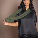 Moss Unisex Cashmere Snood | Fern