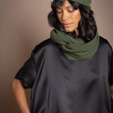 Moss Unisex Cashmere Snood | Fern