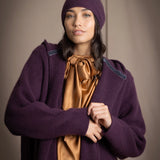 Moss Hooded Cardi Coat | Cassis