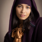 Moss Hooded Cardi Coat | Cassis