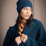 Moss Hooded Cardi Coat | Teal