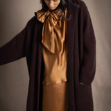 Moss Hooded Cardi Coat | Truffle
