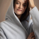 Moss Hooded Cardi Coat | Porcelain Blue