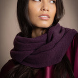 Moss Unisex Cashmere Snood | Cassis