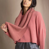 Moss Unisex Cashmere Snood | Sand Rose