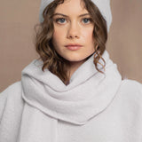 Mya Cashmere Beanie Hat | Almost White