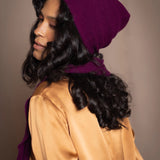 Mya Cashmere Beanie Hat | Beetroot