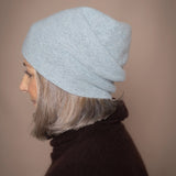 Mya Kaschmir-Beanie-Mütze | Morning Mist