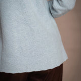 Mya V Neck Cashmere Sweater | Morning Mist