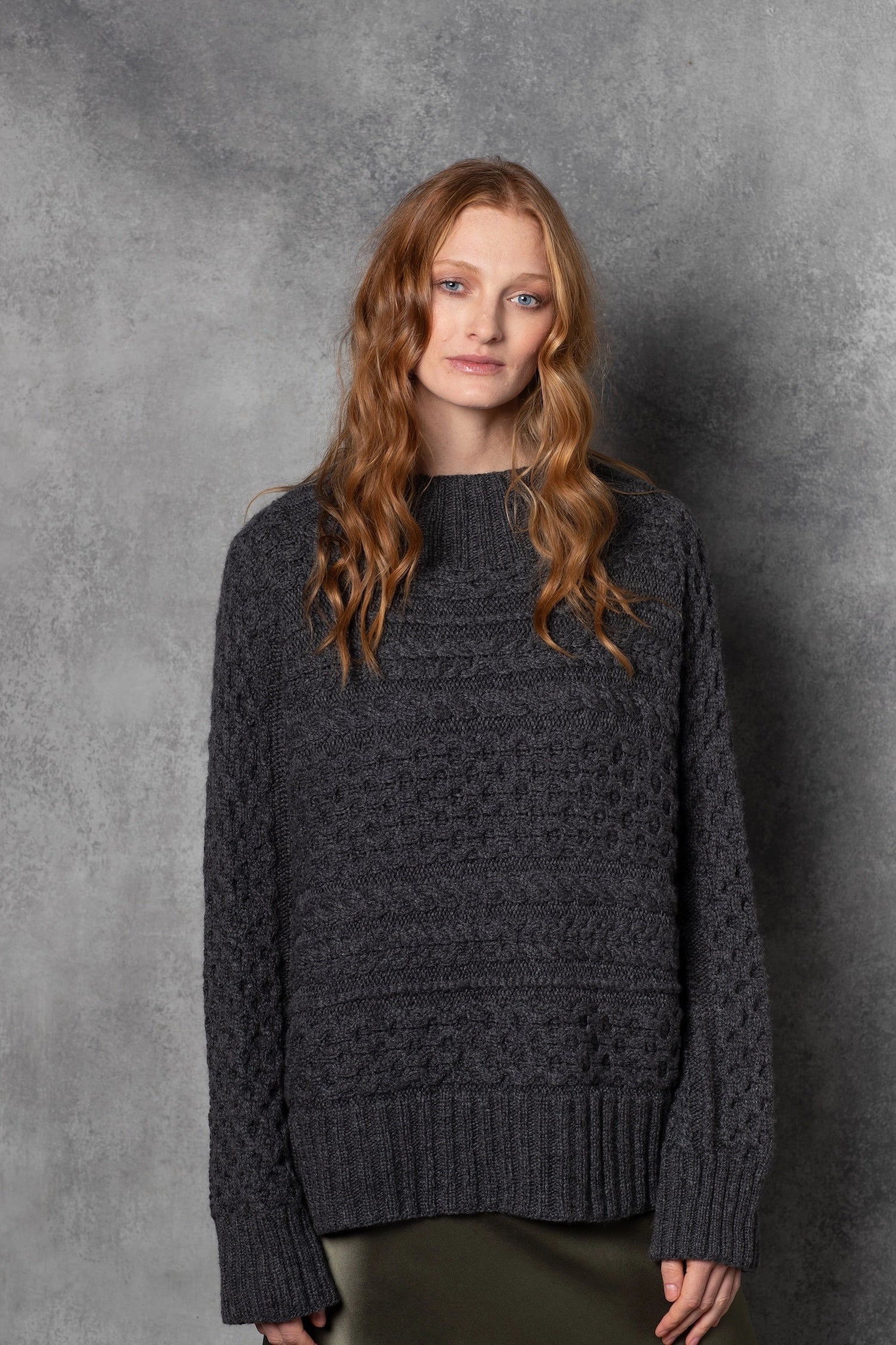 Cashmere Aran Sweaters  Made in Ireland – Madigan Cashmere
