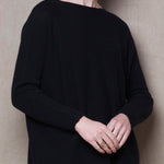 Luxury Oversized Cashmere Sweater Black