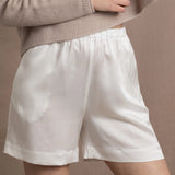 Síoda Silk Shorts | White