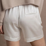 Síoda Silk Shorts | White
