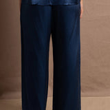 Síoda Silk Wide Leg Trouser | Teal
