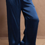 Síoda Silk Wide Leg Trouser | Teal