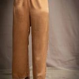 Síoda Silk Wide Leg Trouser | Toffee