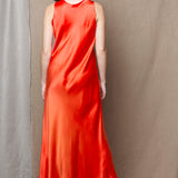 Síoda Silk Slip Opera Dress | Orange