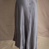 Síoda Flare Silk Skirt | Pewter