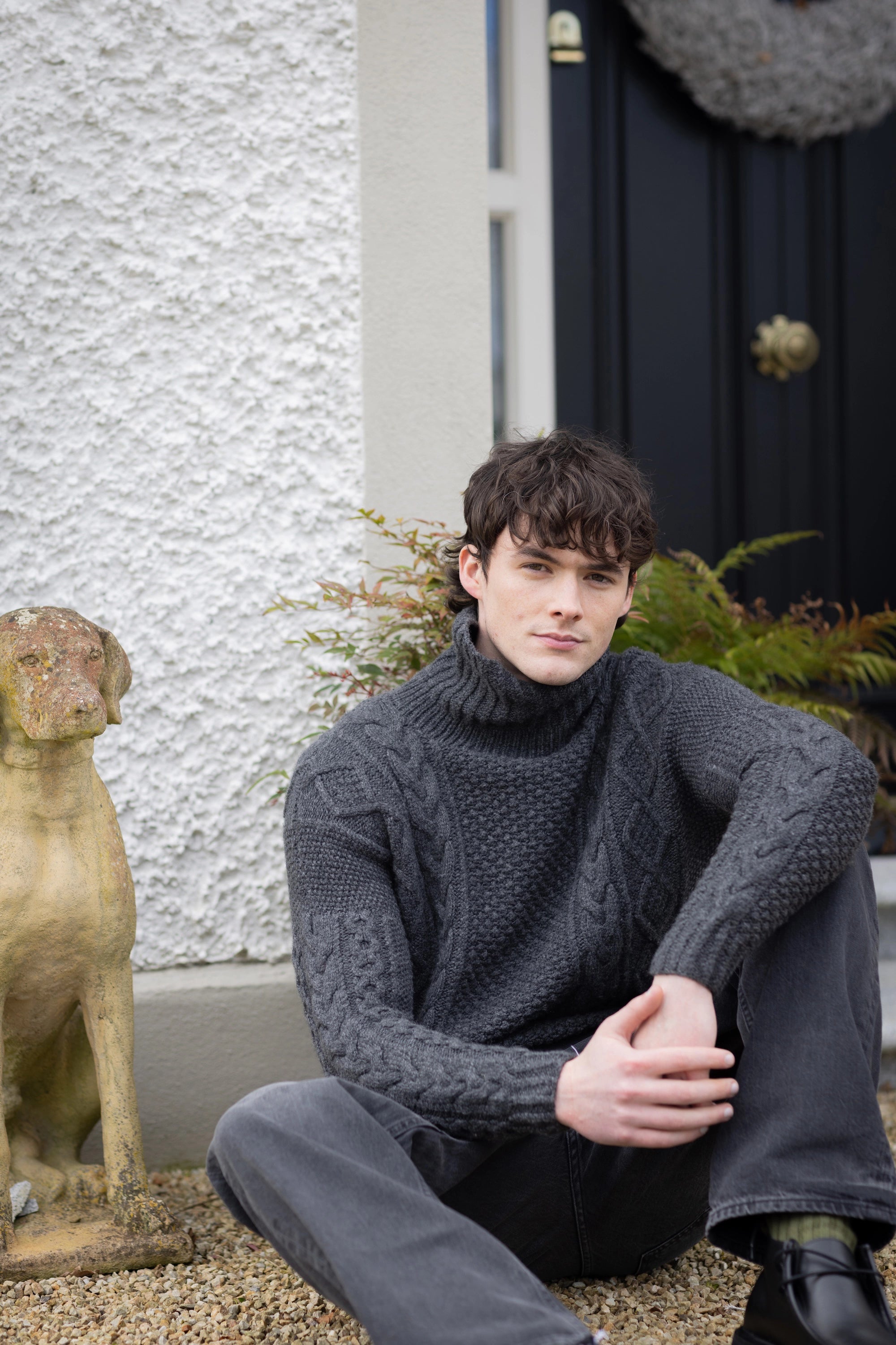 Susanna Cashmere Aran Sweater