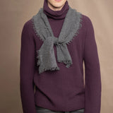 Frankie Cashmere Scarf | Dark Flannel