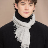 Frankie Cashmere Scarf | Pale Grey