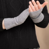 Fingerless Cashmere Gloves | Flannel