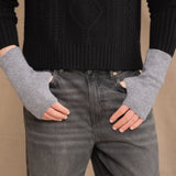 Fingerless Cashmere Gloves | Flannel