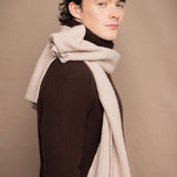 Fisherman's Cashmere Scarf | Oyster