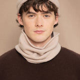 Full Bloom Unisex Cashmere Snood | Oyster