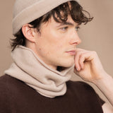 Full Bloom Unisex Cashmere Snood | Oyster