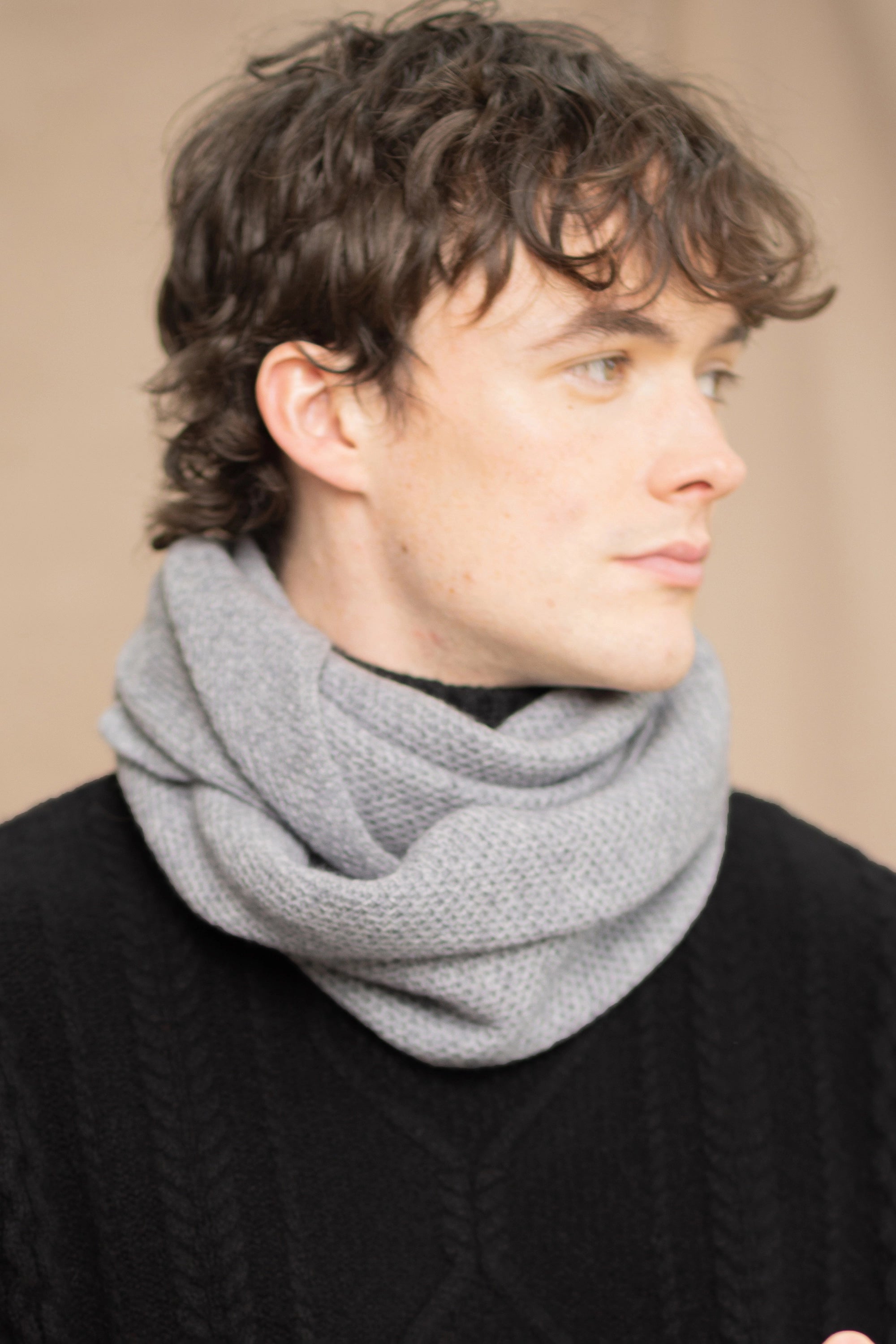 Moss Unisex Cashmere Snood | Flannel