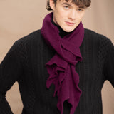 Vintage Cashmere Scarf | Beetroot