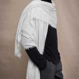 Frankie Cashmere Wrap | Pale Grey